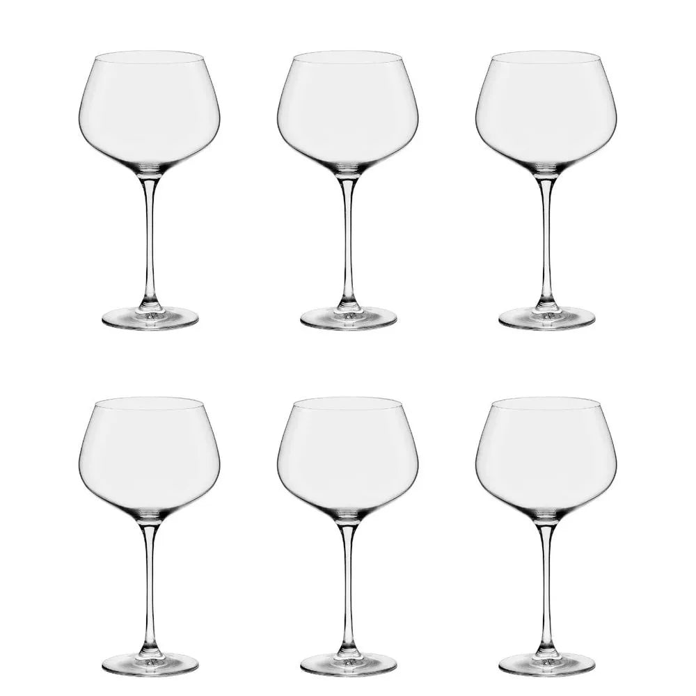 Set of 6 Bourgogne Crystal Glasses 850 ml Flavor