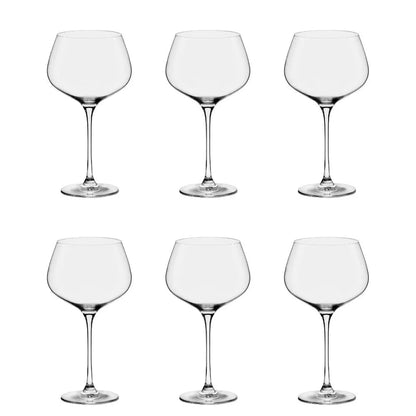 Set of 6 Bourgogne Crystal Glasses 850 ml Flavor