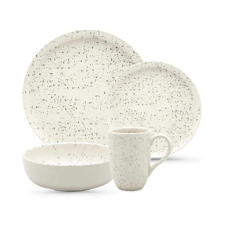 16-Piece Flat Drizzle Dinner and Snack Set