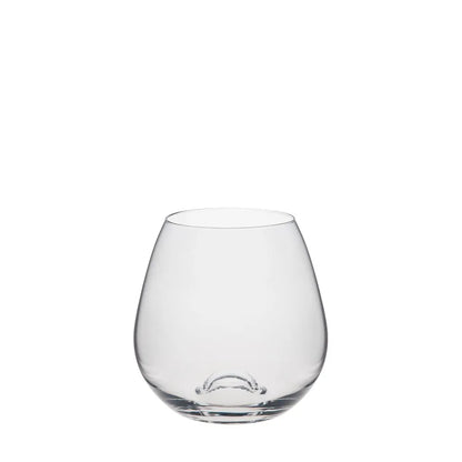 Set of 6 Easy White Wine Crystal Glasses 440 ml
