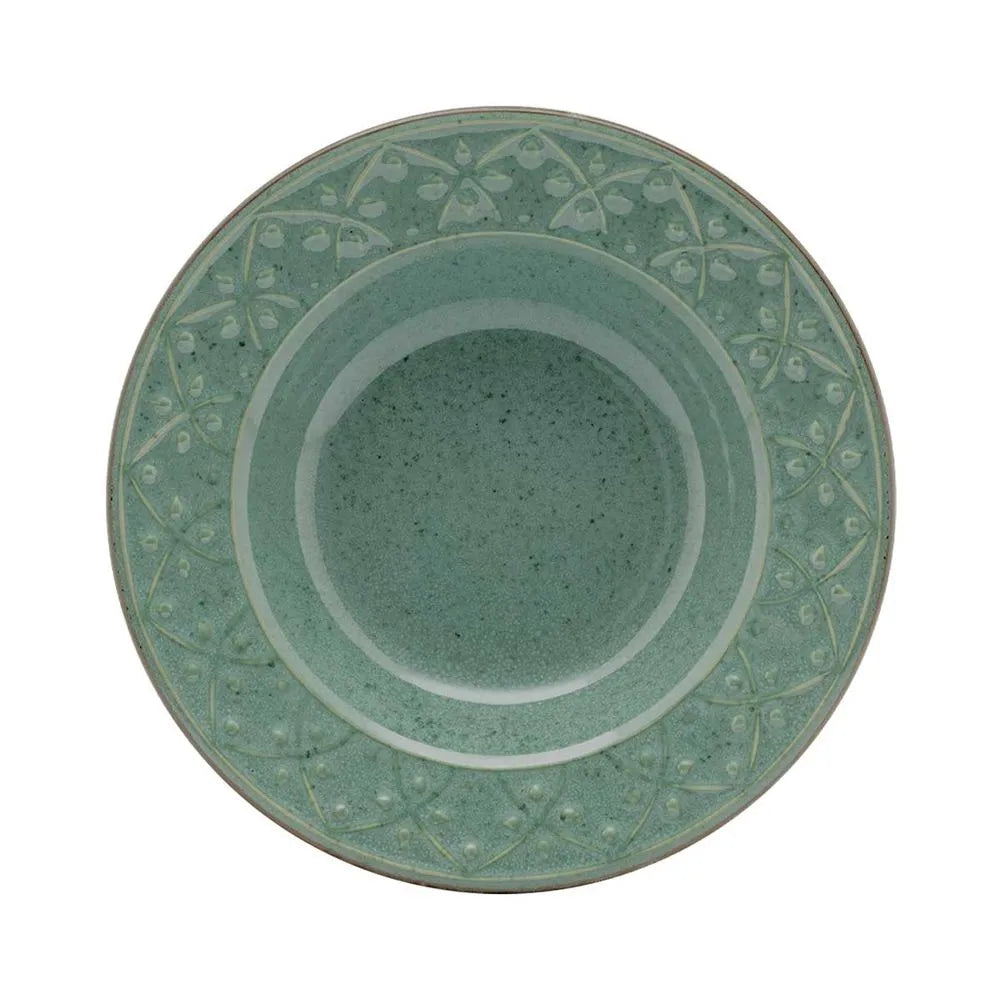 Mendi Malachite 30-Piece Dinner and Tea Set