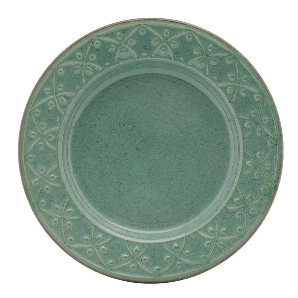 Mendi Malachite 30-Piece Dinner and Tea Set
