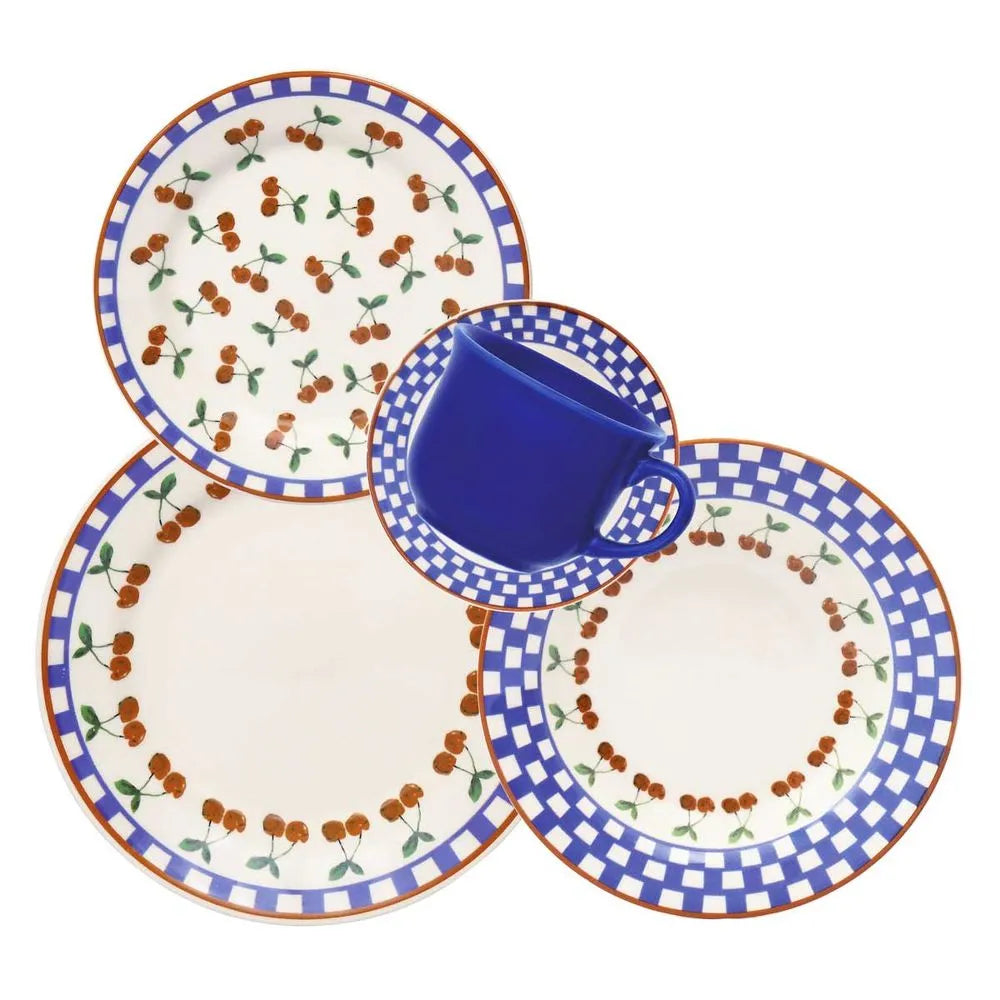 Donna Cherry Garden 20-piece Tea Dinner Set