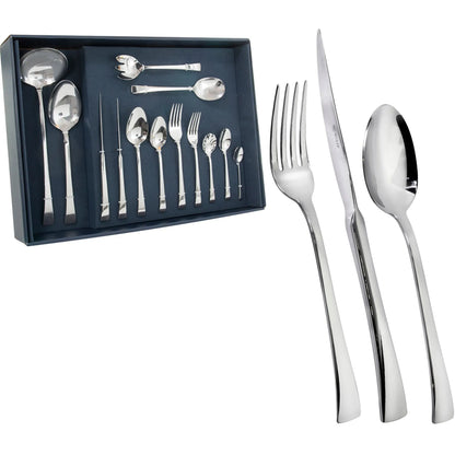101-Piece Stainless Steel Cutlery Set with Lithographed Box - Berna Wolff