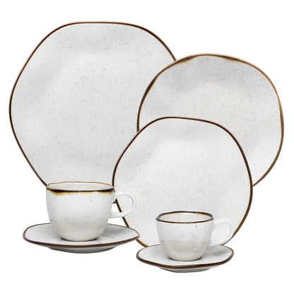 42-Piece Dinnerware, Tea and Coffee Set – Waves