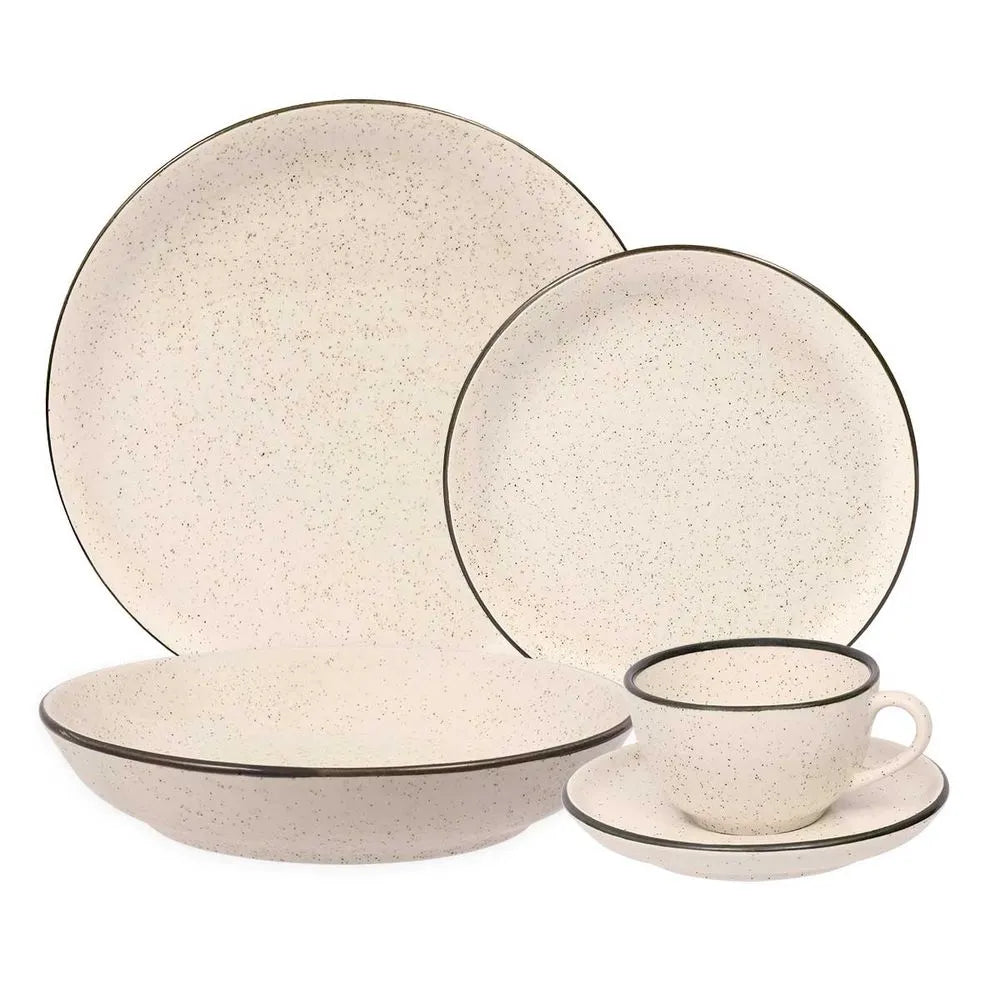 Flat Duna 20-Piece Dinner and Tea Set