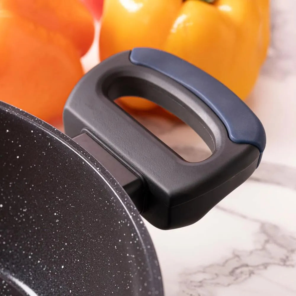 5-Piece Everyday Nonstick Induction Cookware Set Blue