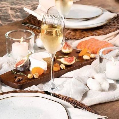 42-Piece Dinnerware, Tea and Coffee Set – Waves